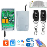 SWITNEX Tuya WiFi RF 433MHz Smart Garage Sliding Door Gate Opener Controller Wireless DC AC 12V 24V Switch,Rolling Code Support