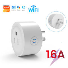 SwitnexTuya WiFi+Bluetooth Smart Plug, European/British/American/Japanese Standard, Works with App Remote Control