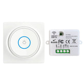 SWITNEX Wireless Light Switch Kit,No Wiring No need Battery wall switch,Easy to Install, AC 210V to 240V 10Amp 2000W Mini Receiver Remote ON Off Switches for Lights Lamps Fans Appliances