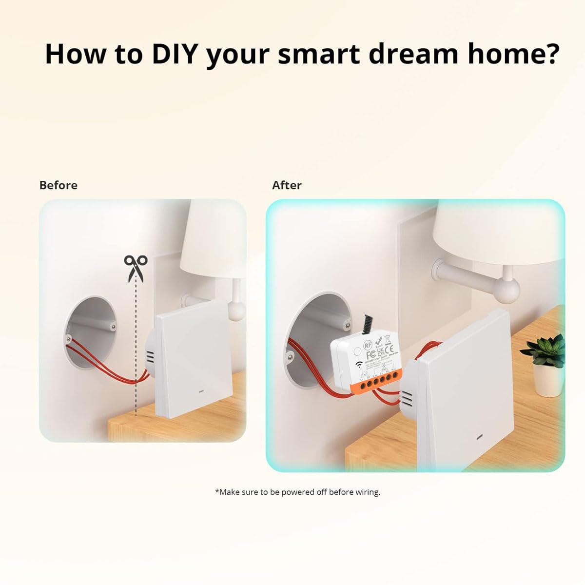 AENTIA WiFi Remote Switch 8A 1CH - View 5