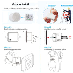 AENTIA Wireless Light Switch 10A - View 5