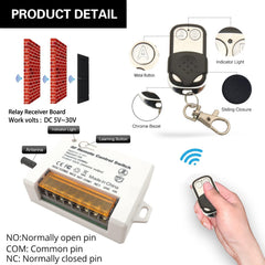AENTIA 433MHz Relay Remote Switch 10A 2CH DC5V - View 3