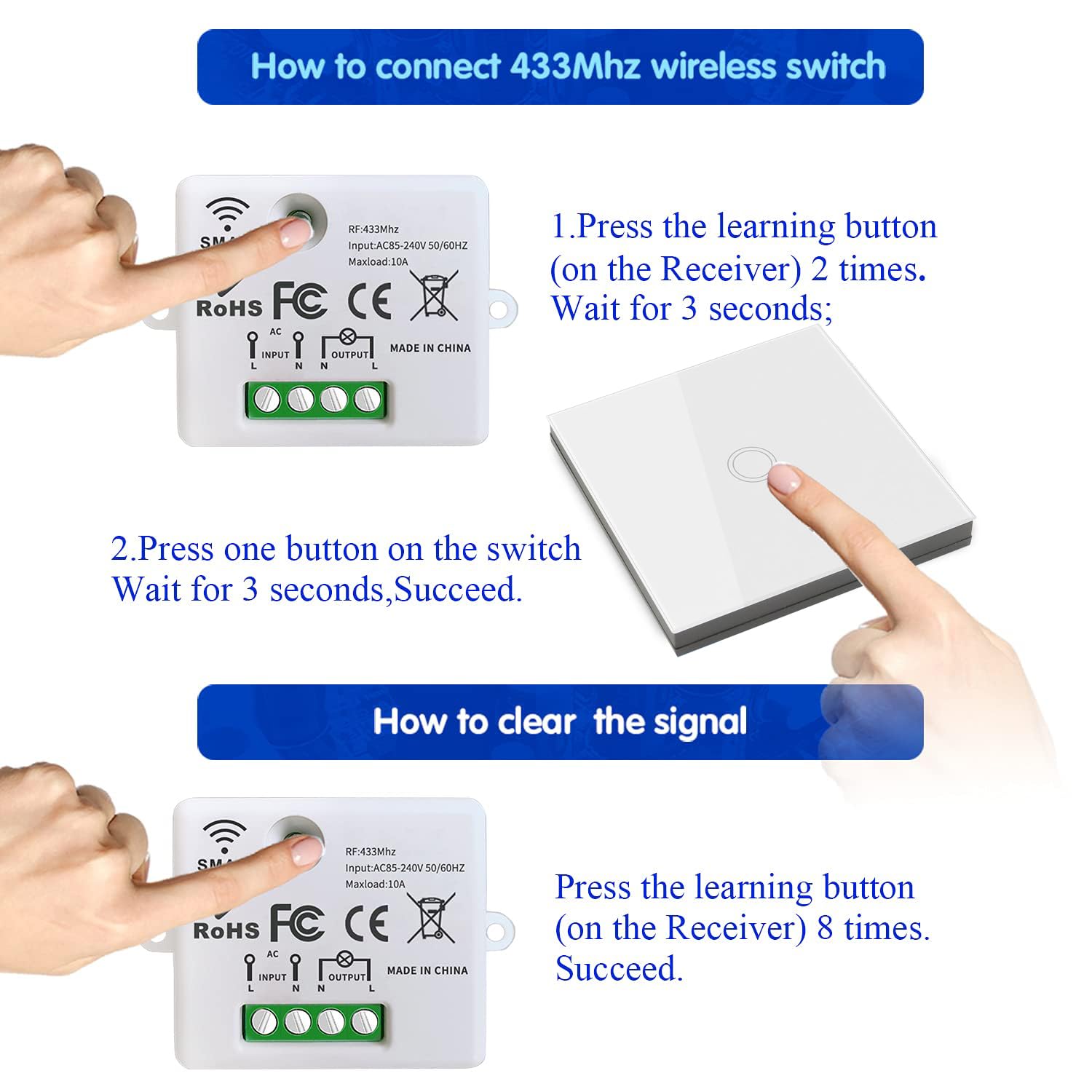 AENTIA Wireless Wall Switch - View 7