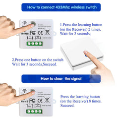 AENTIA Wireless Light Switch 10A AC220V - View 8