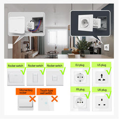 AENTIA 433MHz Wireless Light Switch 10A - View 7