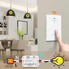 AENTIA 433MHz Wireless Light Switch 1CH AC110V - View 4