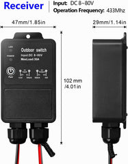 AENTIA Waterproof Remote Switch 30A DC8V-80V - View 8