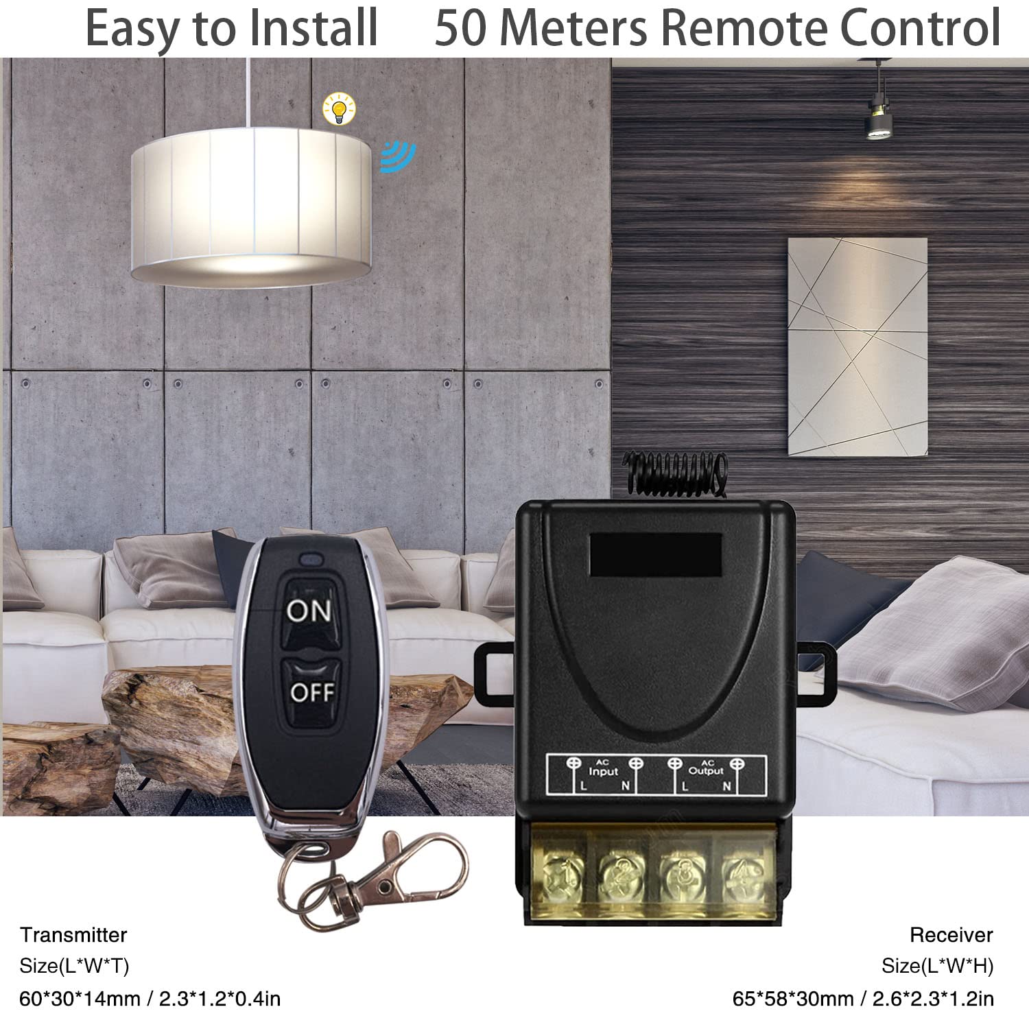 AENTIA 433MHz Remote Control Switch 40A AC110V - View 5