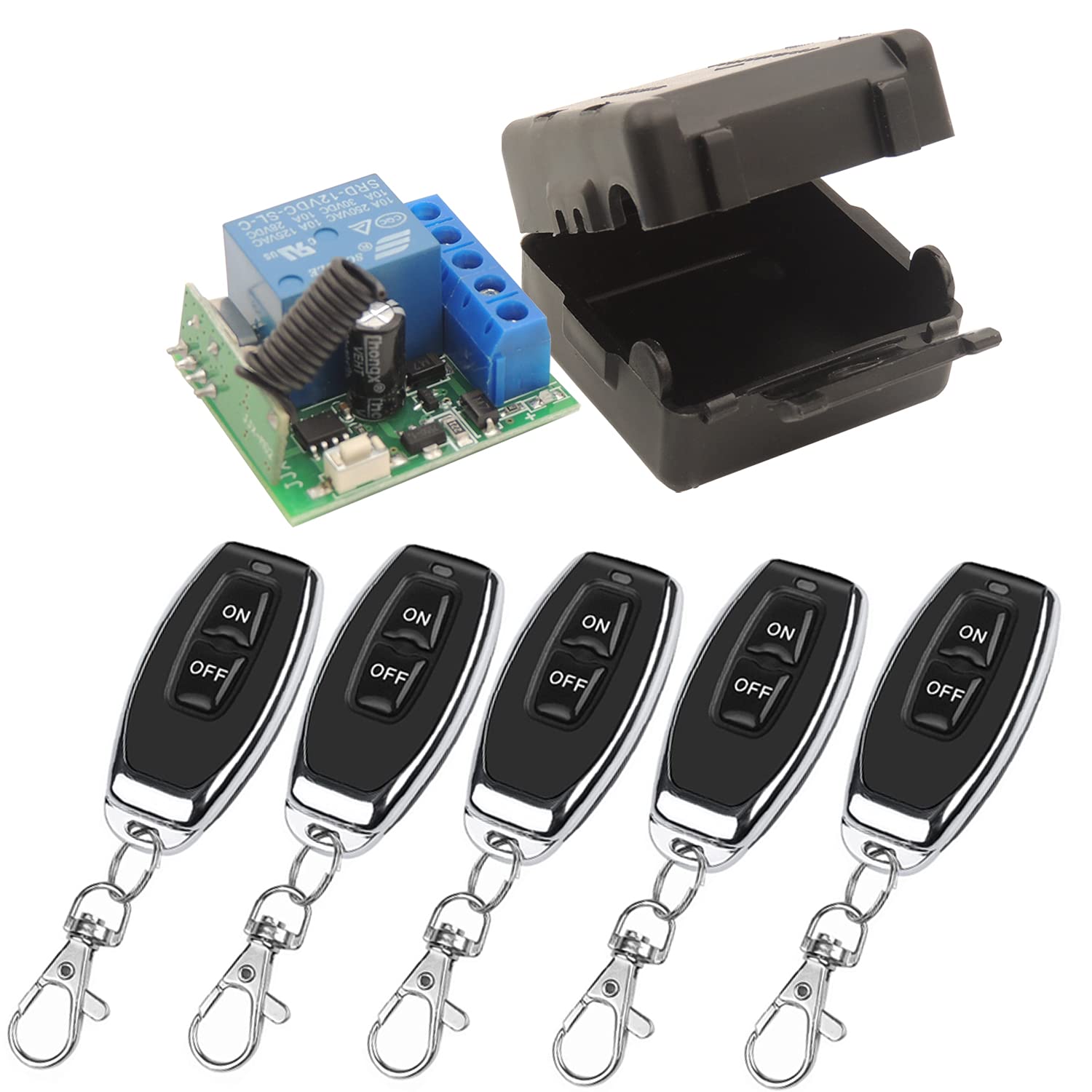 AENTIA 433MHz Remote Control Switch 1CH DC12V - View 11