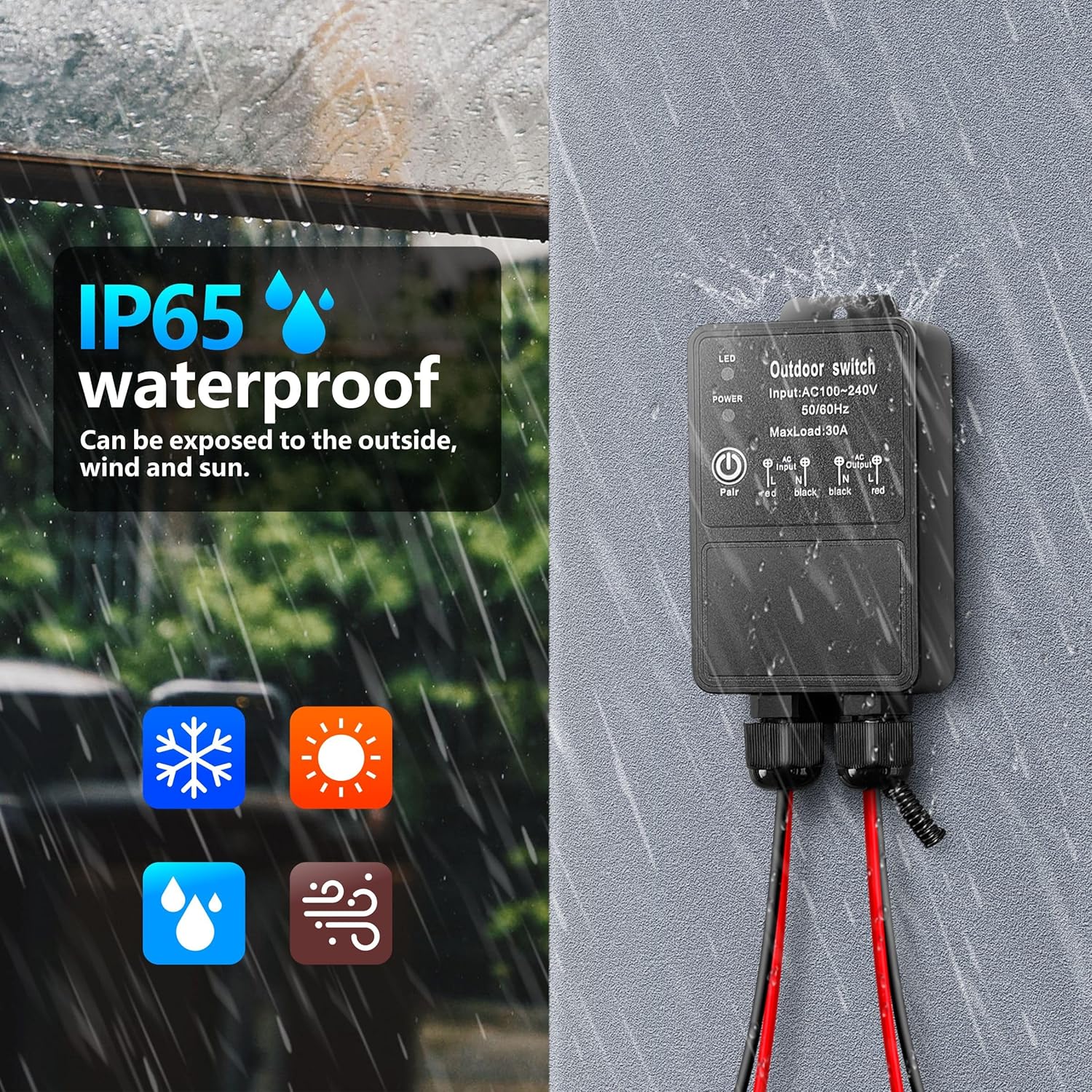 AENTIA Waterproof Remote Switch AC230 - View 3