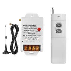 SWITNEX RF433 MHz Remote Control 3000m 30A 220V AC Water pump Switch RF Wireless Remote Control Switch Radio Receiver 1KM 3KM 5KM