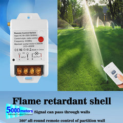 SWITNEX RF433 MHz Remote Control 3000m 30A 220V AC Water pump Switch RF Wireless Remote Control Switch Radio Receiver 1KM 3KM 5KM