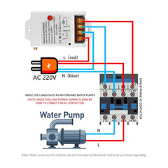 SWITNEX RF433 MHz Remote Control 3000m 30A 220V AC Water pump Switch RF Wireless Remote Control Switch Radio Receiver 1KM 3KM 5KM