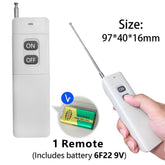 RF 433Mhz Universal Wireless Remote Control Switch 110V 220v 30A 1000M Range Remote Control for Electric Gate Light water pump