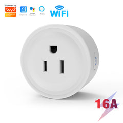 SwitnexTuya WiFi+Bluetooth Smart Plug, European/British/American/Japanese Standard, Works with App Remote Control