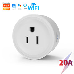 SwitnexTuya WiFi+Bluetooth Smart Plug, European/British/American/Japanese Standard, Works with App Remote Control