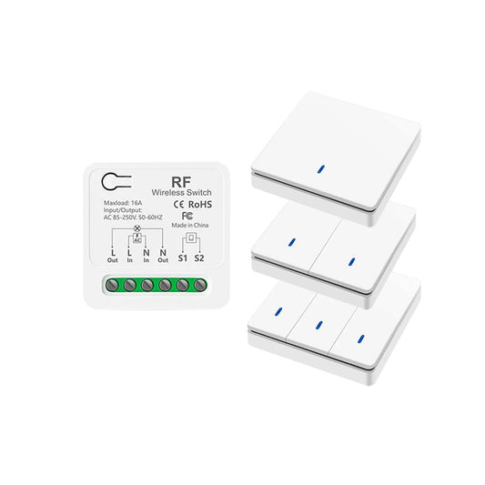 Smart Light Switch Wireless RF 433Mhz