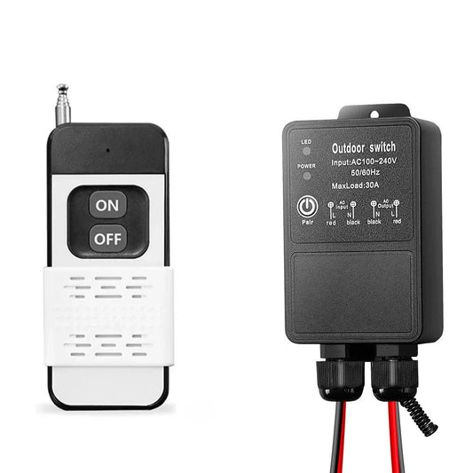 Waterproof Wireless Receiver AC110V 220V 30A