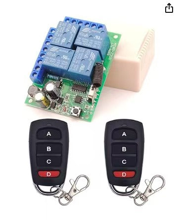 AENTIA AC 4way Universal Wireless Remote Control Switch User Manual