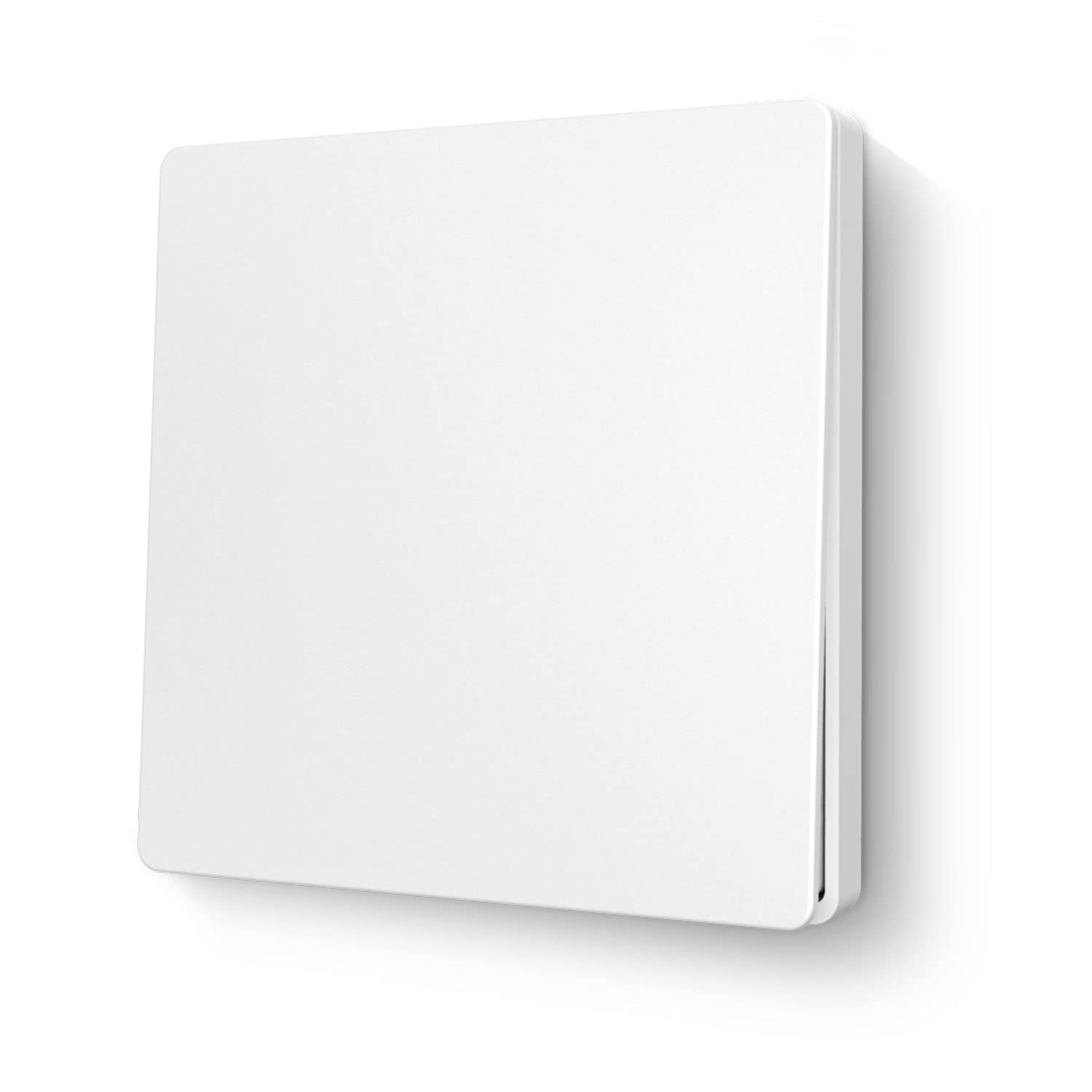 SWITNEX Wireless Kinetic Light Switch Wall Panel RF Safety Control and 10A Relay Receiver Controller with Fuse, No Wiring No Battery Self-generating