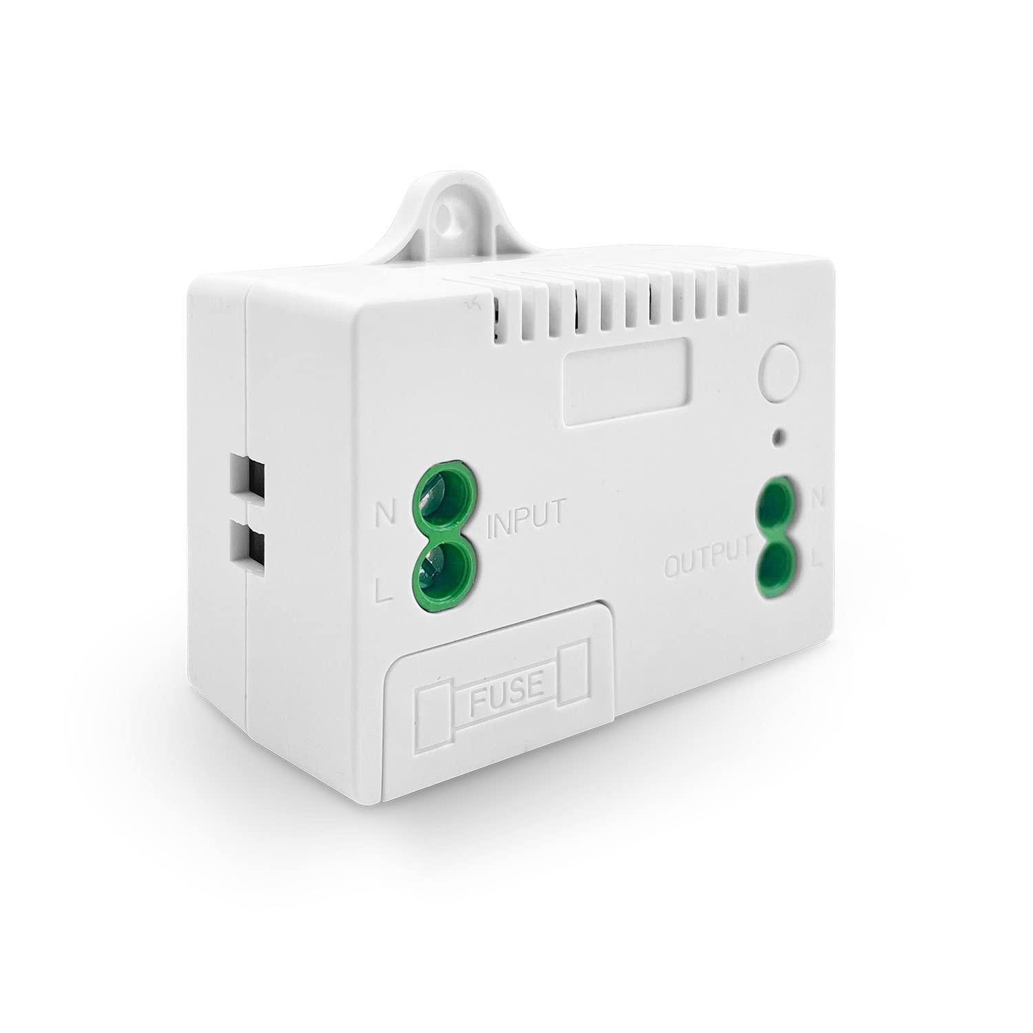 SWITNEX Wireless Kinetic Light Switch Wall Panel RF Safety Control and 10A Relay Receiver Controller with Fuse, No Wiring No Battery Self-generating