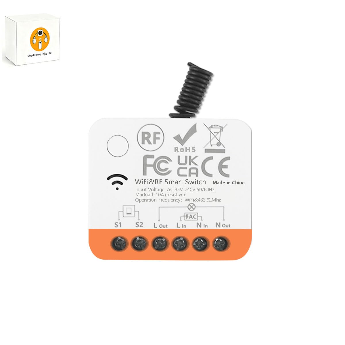 AENTIA WiFi Remote Switch 8A 1CH | AENTIA
