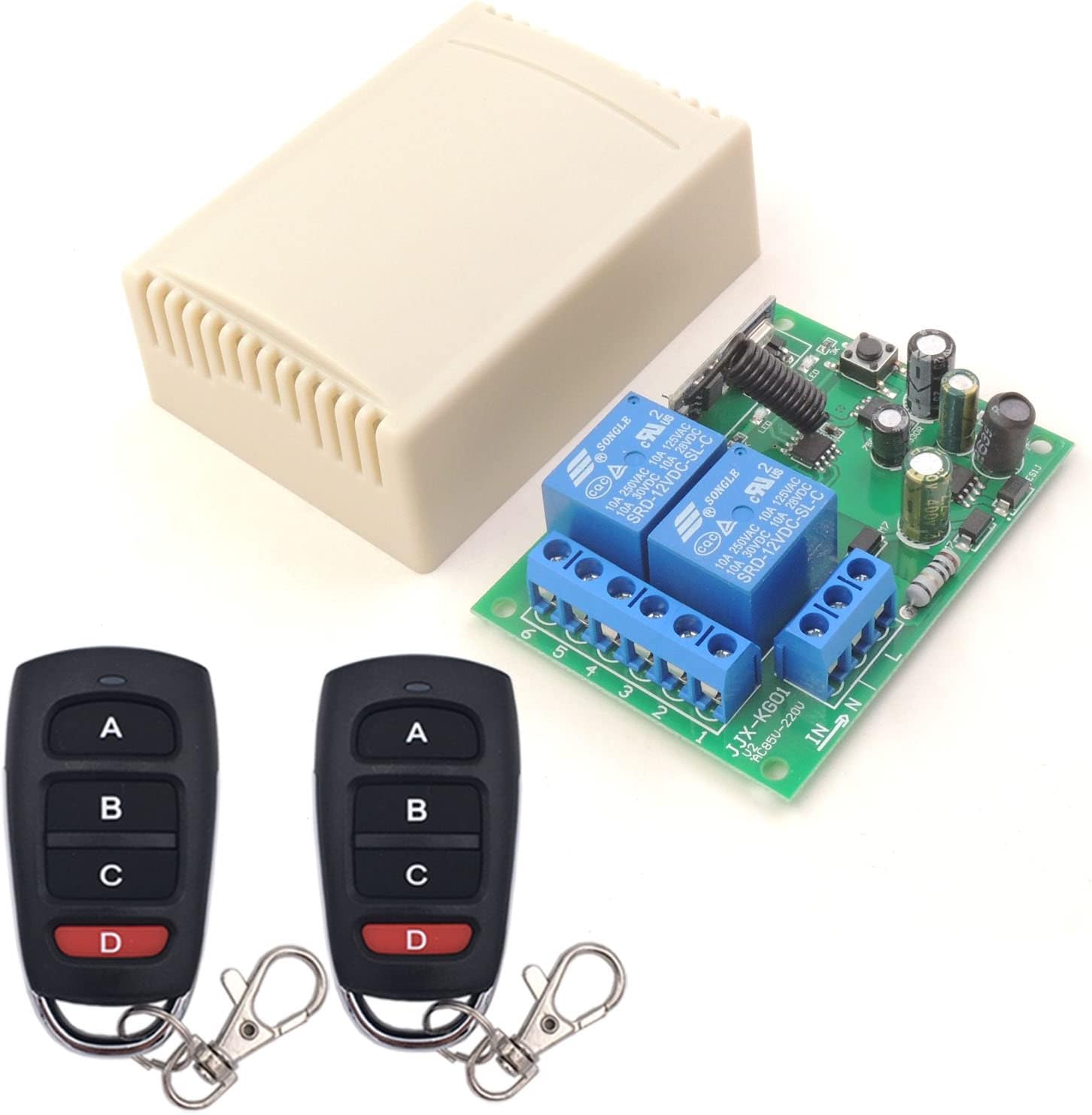 AENTIA 433MHz Motor Remote Controller 10A 2CH AC110V - View 8