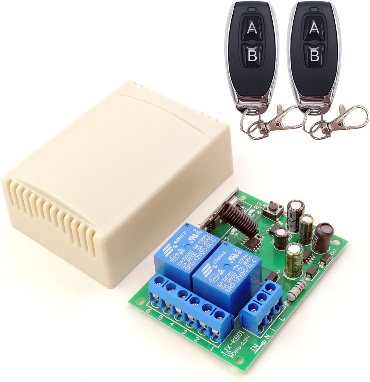 AENTIA 433MHz Motor Remote Controller 10A 2CH AC110V - View 7