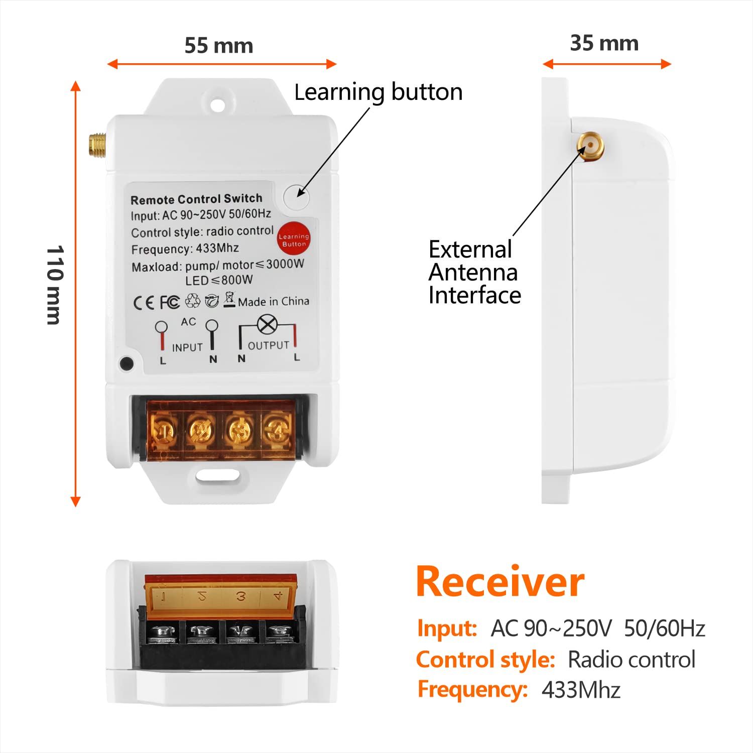 AENTIA Motor Remote Controller AC230 - View 7