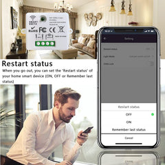 AENTIA WiFi Relay Remote Switch 10A - View 3