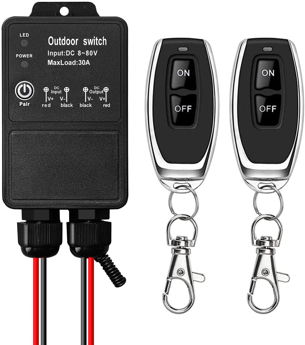 SWITNEX-Handbuch-Cover — SWITNEX Waterproof Wireless Remote Control DC 8V-80V 30A Radio Control Switch User Manual