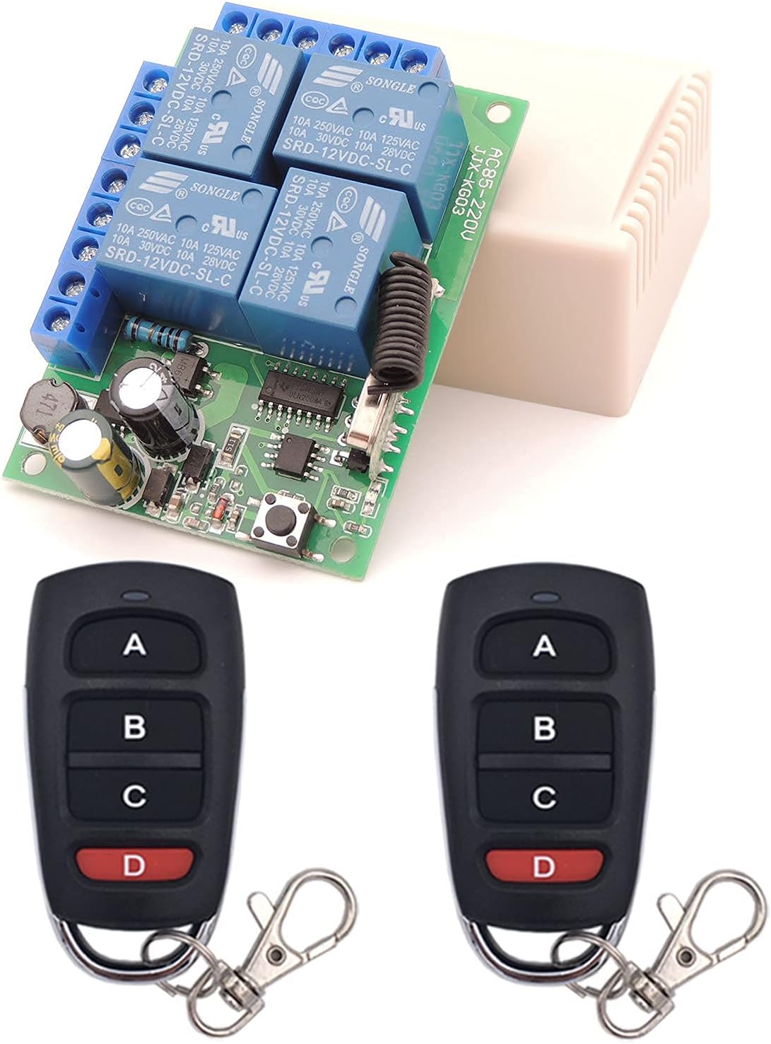 AENTIA Motor Remote Controller 10A 4CH AC110V | AENTIA