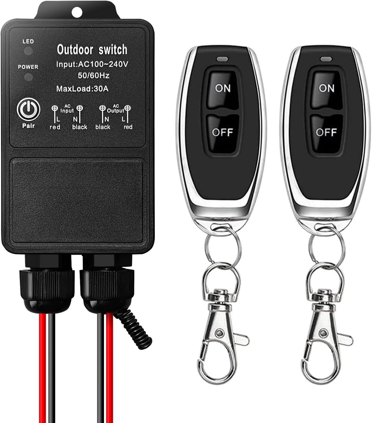 SWITNEX-Handbuch-Cover — SITNEX Waterproof Wireless Remote Control Switch (AC 85V-250V, 30A) User Manual