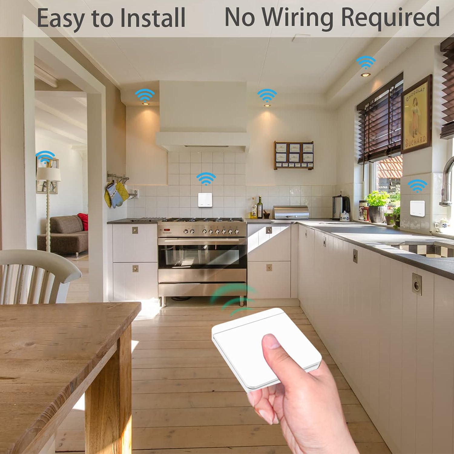 AENTIA 433MHz Wireless Light Switch 10A - View 4