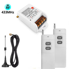 SWITNEX RF433 MHz Remote Control 3000m 30A 220V AC Water pump Switch RF Wireless Remote Control Switch Radio Receiver 1KM 3KM 5KM