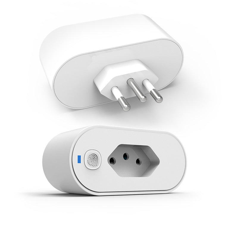 SwitnexTuya WiFi+Bluetooth Smart Plug, European/British/American/Japanese Standard, Works with App Remote Control